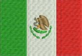 Tapete Barbante Bandeira Mexico 70cm(retangular ou oval)