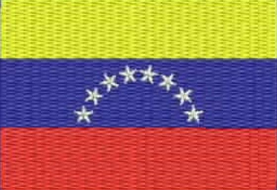 Tapete Barbante Bandeira Venezuela 70cm(retangular ou oval)