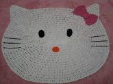 Tapete Barbante Hello Kitty 70cm