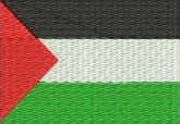 Tapete Barbante Bandeira Palestina 70cm(retangular ou oval)