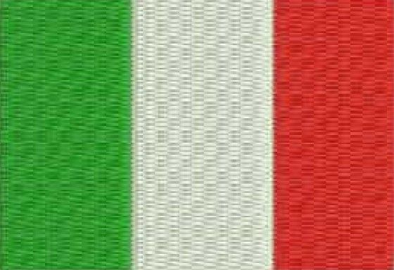 Tapete Barbante Bandeira Italia 70cm(retangular ou oval)