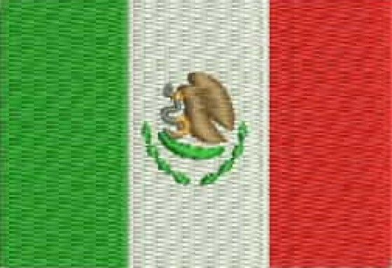 Tapete Barbante Bandeira Mexico 70cm(retangular ou oval)