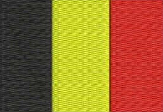 Tapete Barbante Bandeira Belgica 70cm(retangular ou oval)