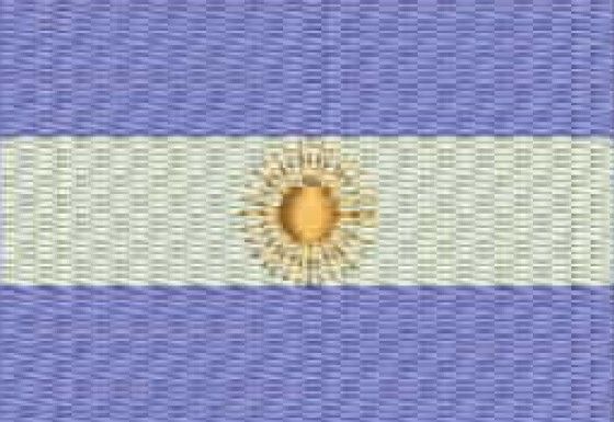 Tapete Barbante Bandeira Argentina 70cm(retangular ou oval)