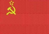 Tapete Barbante Bandeira U.Sovietic 70cm(retangular ou oval)