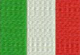 Tapete Barbante Bandeira Italia 70cm(retangular ou oval)