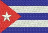 Tapete Barbante Bandeira Cuba 70cm(retangular ou oval)