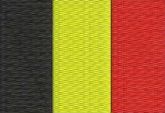 Tapete Barbante Bandeira Belgica 70cm(retangular ou oval)