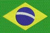 Tapete Barbante Bandeira Brasil 70cm(retangular ou oval)